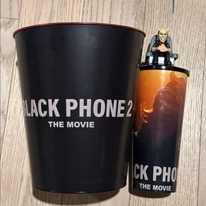 Black Phone 2 Popcorn Bucket and Cup